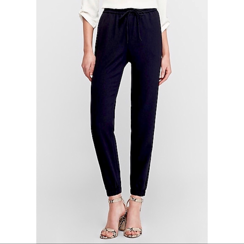 Dressy Drawstring Pants Size S NEW
